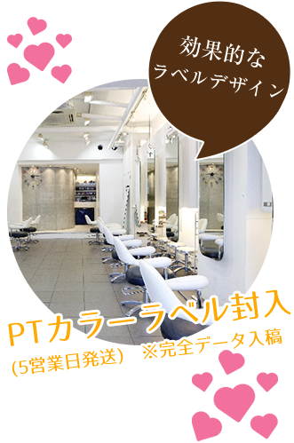 PTカラーラベル封入(5営業日発送)　※完全データ入稿