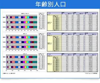 年齢別人口